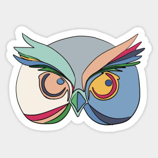 Owl 3 Sticker
